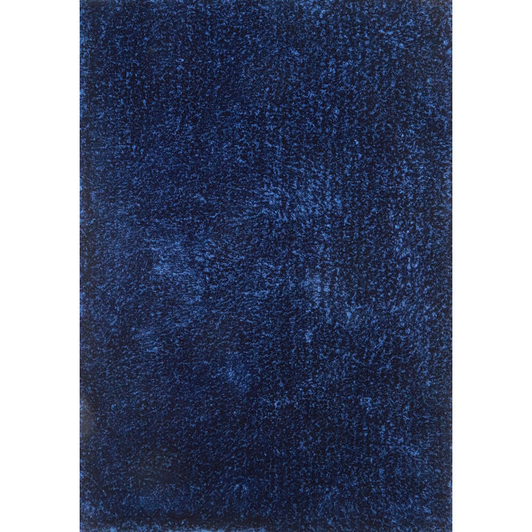 17 Stories Reliford Cobalt Blue Rug Wayfair.co.uk